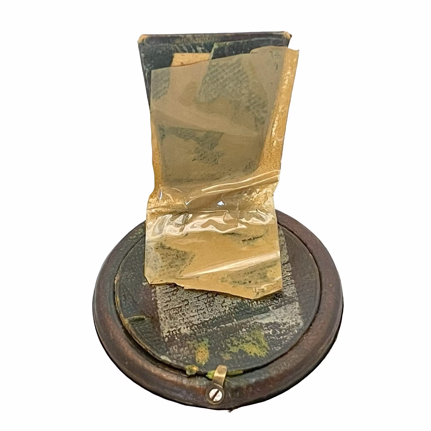 Antik rund fotoram i sterling silver - Birmingham