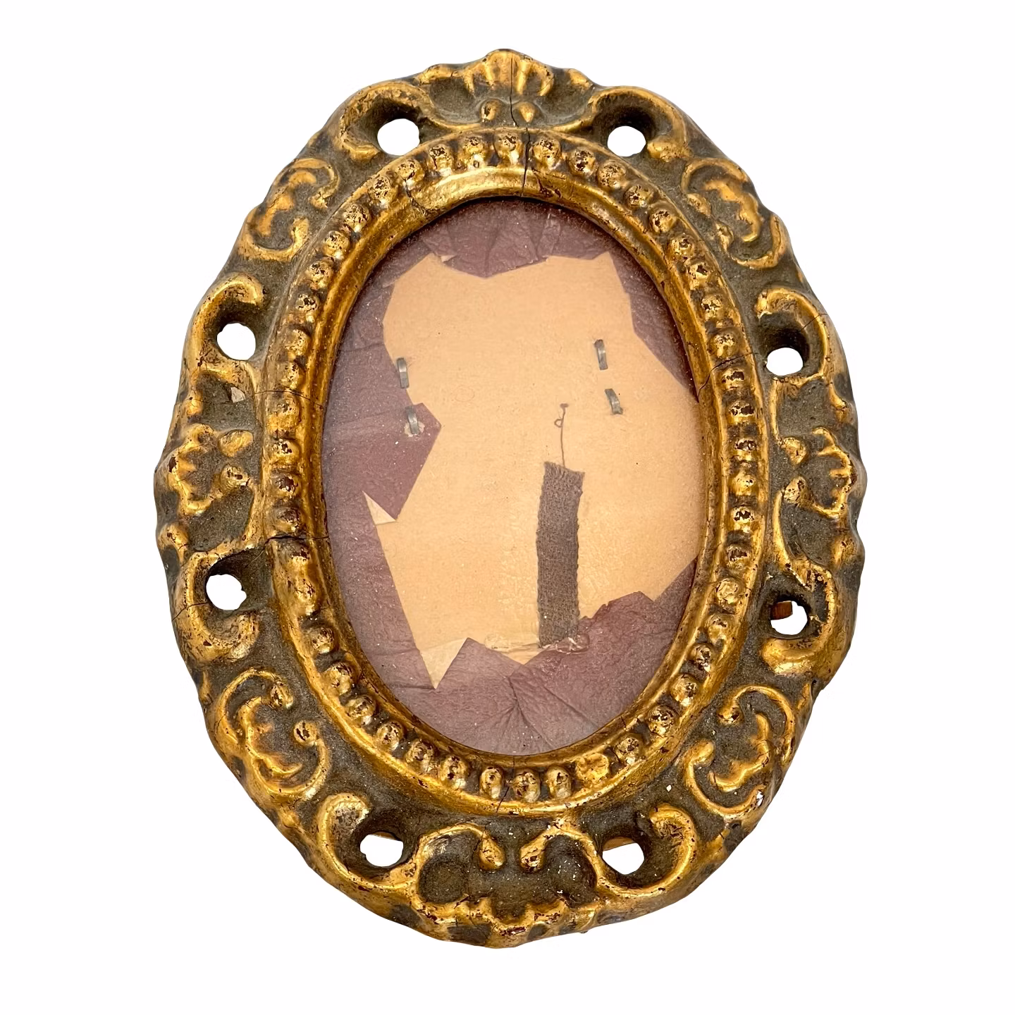 Antiikkinen soikea puukehys - 1700-luku, barokkityyli