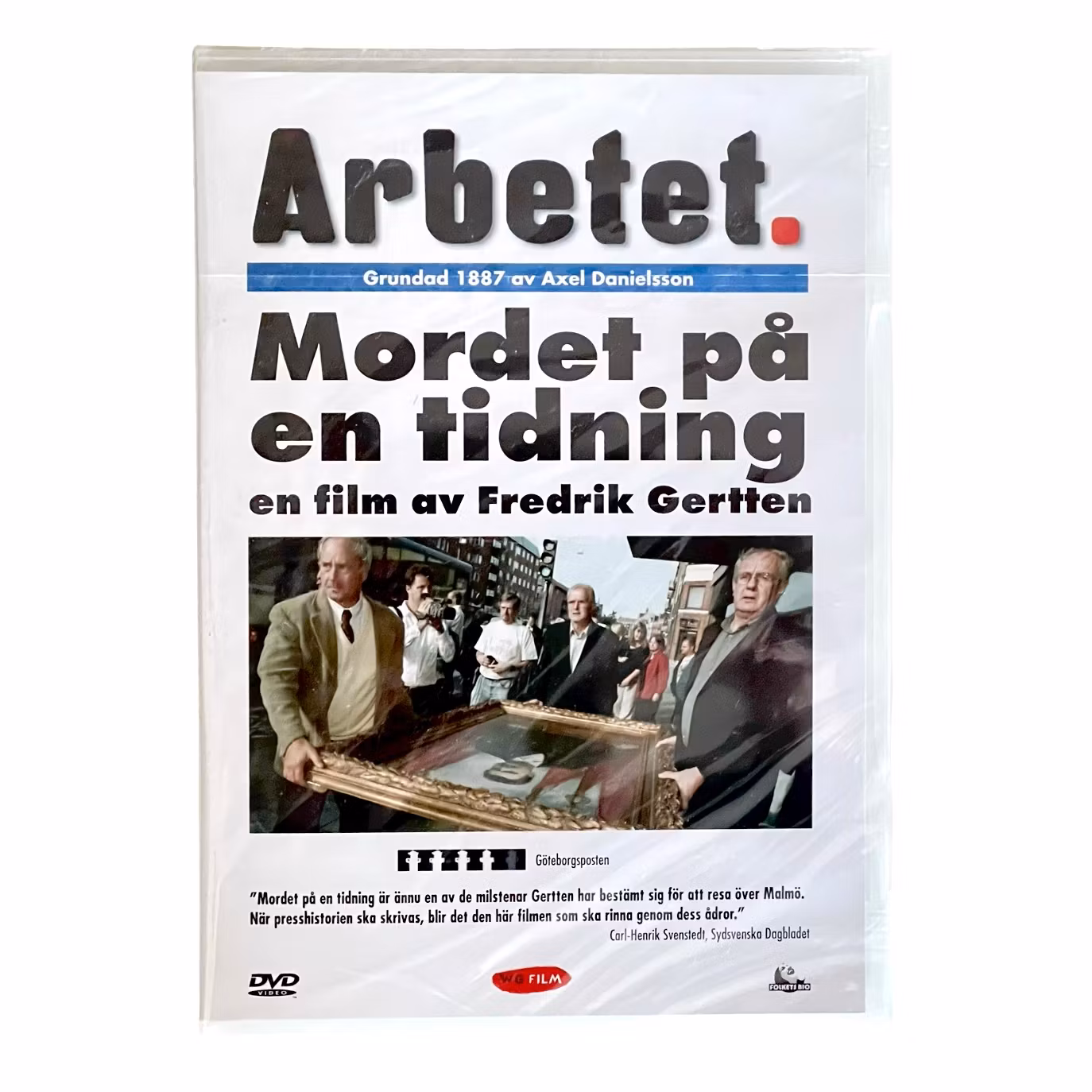 Mordet på en tidning - Fredrik Gertten, Inplastad DVD