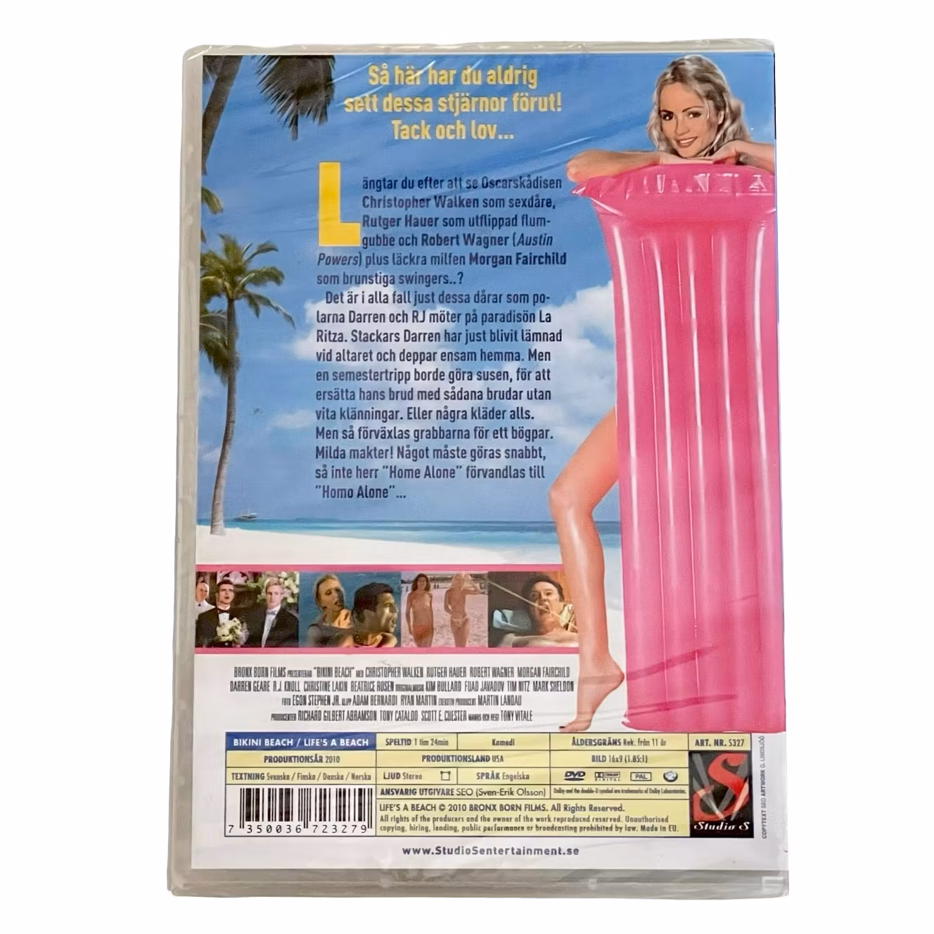 Bikini Beach - Christopher Walken, Rutger Hauer, Robert Wagner - DVD-levy