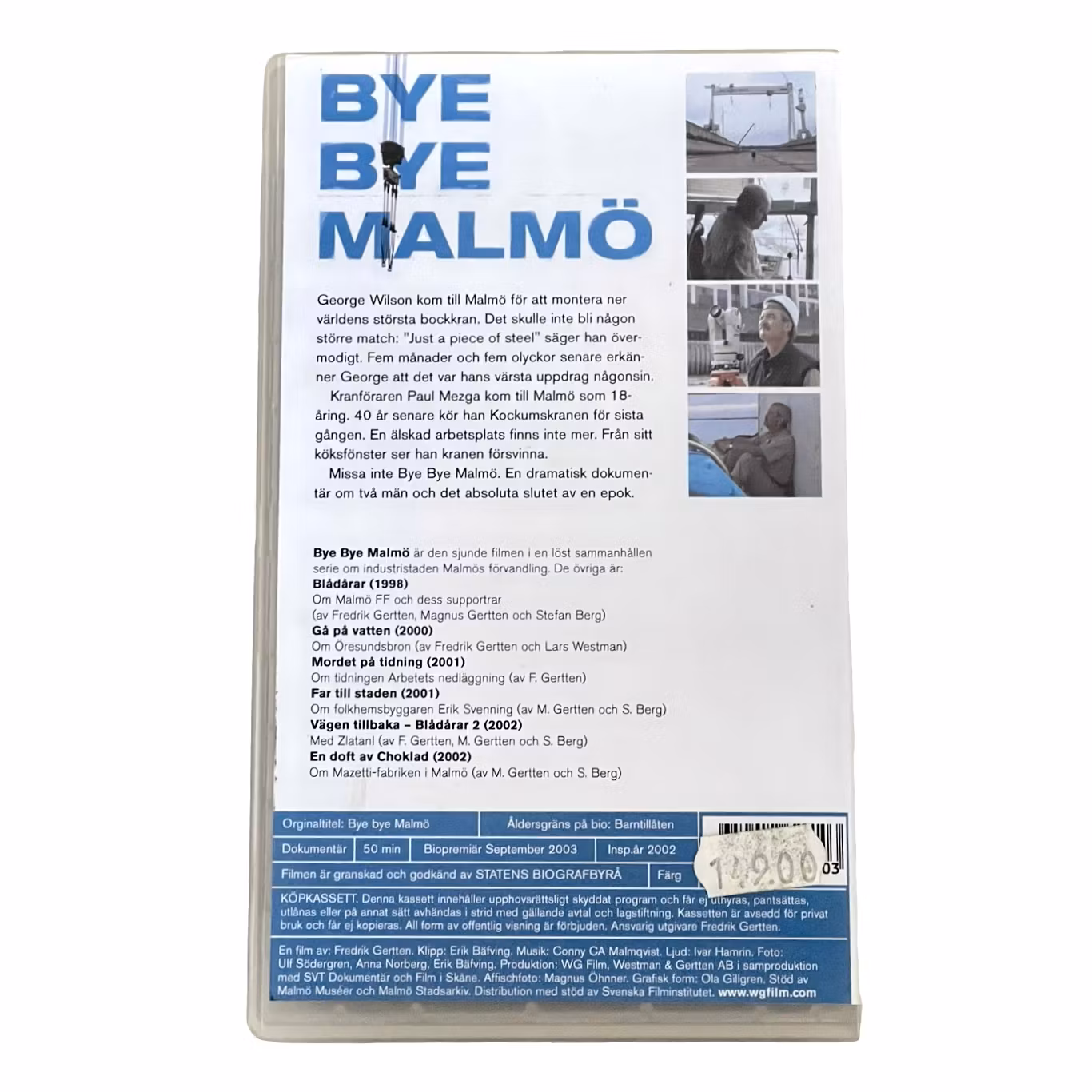 Bye Bye Malmö (VHS, 2003) - Documentary by Fredrik Gertten