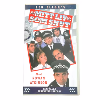 Ben Elton’s Mitt liv som snut (Inplastad VHS 1995) - Med Rowan Atkinson