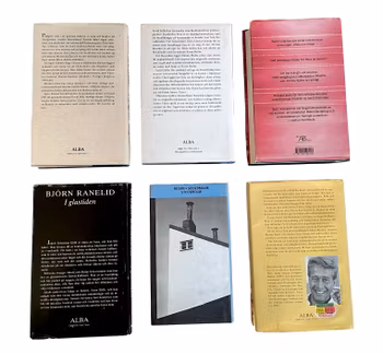 Björn Ranelid - 6 tidiga romaner (Alba förlag) - komplett samling