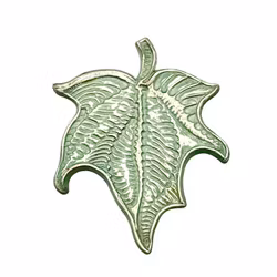 Vintage Bladformad brosch