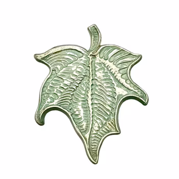 Vintage Bladformad brosch