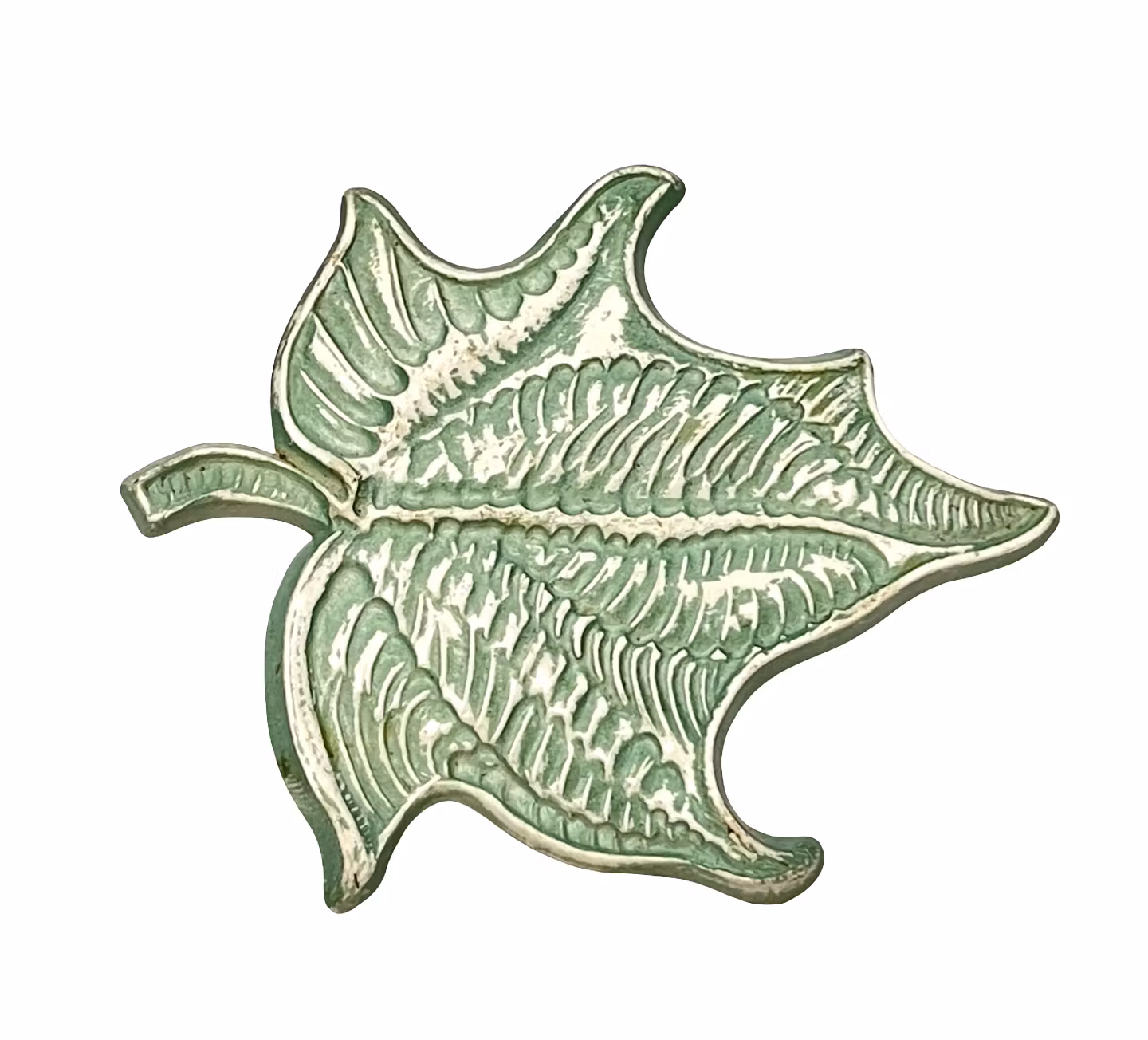 Vintage Bladformad brosch