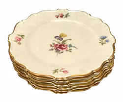 6 pcs Plates - KP Karlskrona porcelain