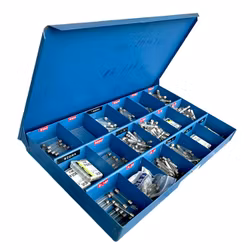 Metallboks med sikringer - 6,3 × 32 mm treg