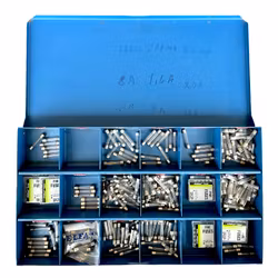 Metallboks med sikringer - 6,3 × 32 mm treg