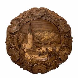 Trärelief - Obervellach, Österrike - väggdekoration