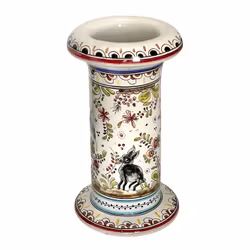 Filcer Portugal - Handmålad vas med djur och blomdekor