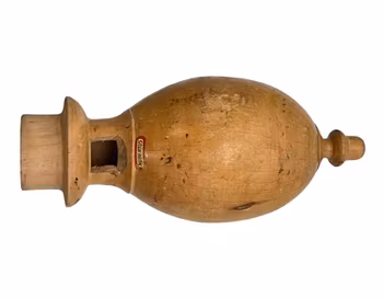 Vintage Hubertus fågellock / jaktpipa i trä - äldre modell, handgjord