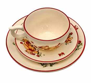 Mason’s Ironstone - Teddy Bears - Små Barnservis (3 delar) - England