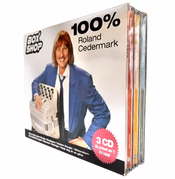 Roland Cedermark - 100% (Box Shop) - 3CD Box (2004, Mariann Grammofon AB)