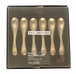 Carl Mertens «Lino» espressoskjeer 6 stk. rustfritt stål - Solingen, Tyskland