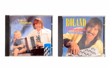 Roland Cedermark - 6 original CD skivor dragspel / svensk musikklassiker