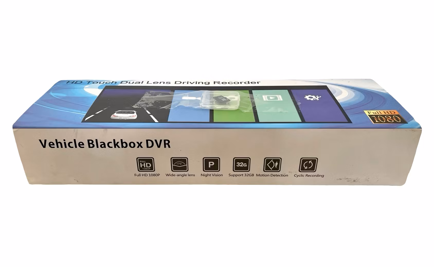 Vehicle Blackbox DVR - HD Touch Dual Lens Driving Recorder