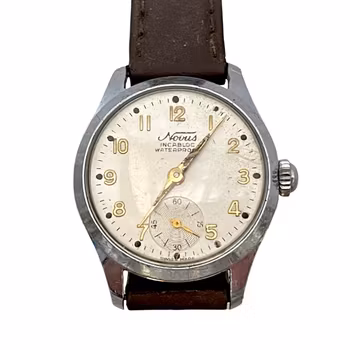 Vintage Novus herrklocka - Swiss Made - Incabloc - ca 1950-tal