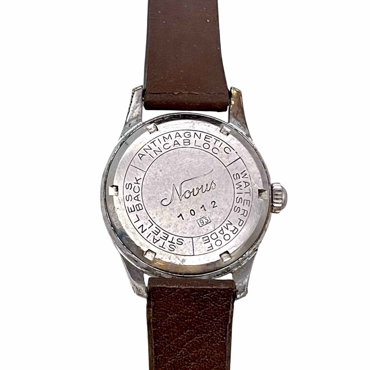 Vintage Novus herreklokke - Sveitsiskprodusert - Incabloc - ca. 1950-tallet