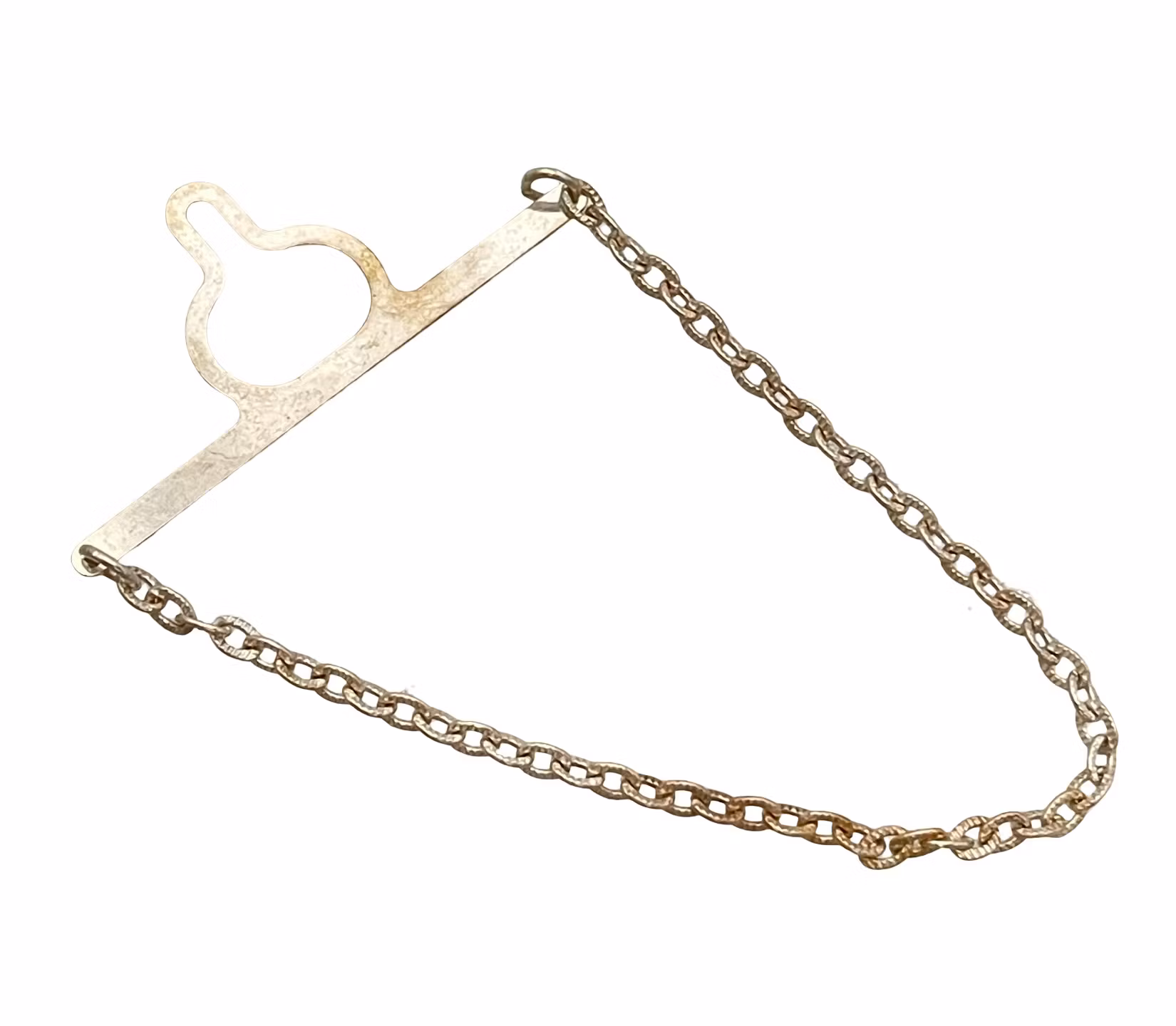 5 st äkta silver slipsklämmor - vintage herraccessoarer med kedjor