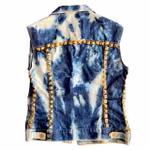 Levi's 70767 Dongerivest med nagler / Vest - Unisex, Rockestil