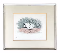 Björn Dahl -litografi med äggmotiv - numrerad 283/300 - signerad