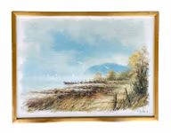 C. Julius - "Nyhamnsläge" - olje på lerret - signert