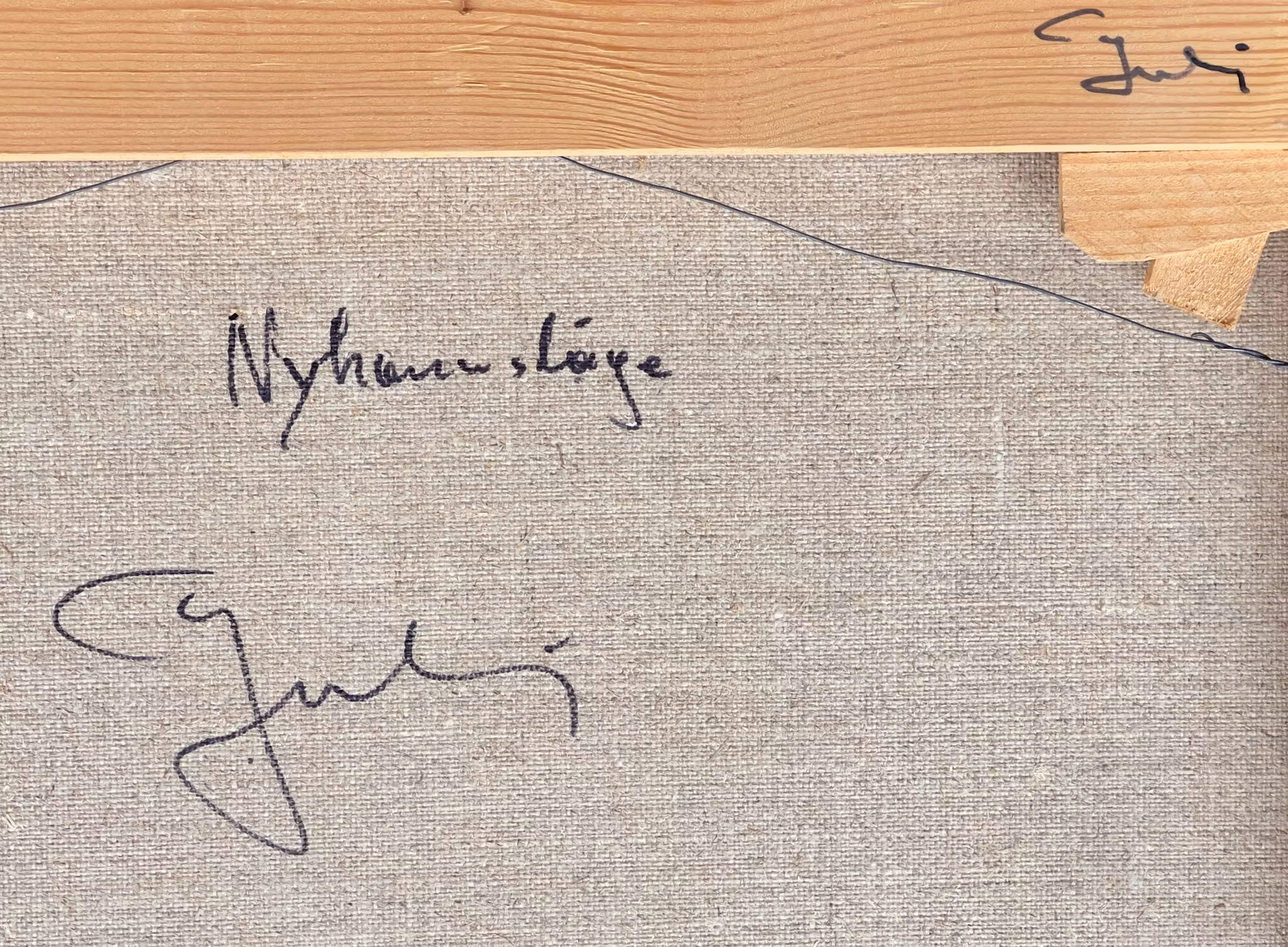 C. Julius - "Nyhamnsläge" - olje på lerret - signert