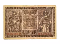 Tyskland 20 Mark - Darlehnskassenschein 1918 (Empire / WWI)