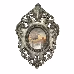 Miniatyrmaleri i metallramme, signert Bary - Barokkstil