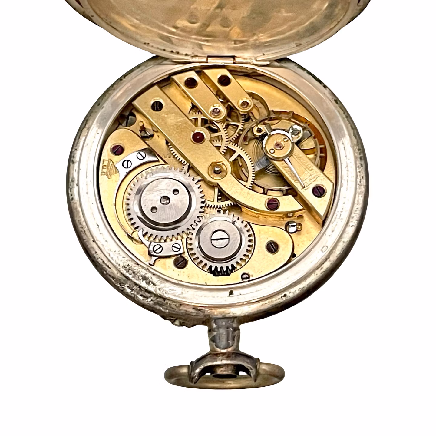 Antikt fickur i silver - J.K. Andersson, Wislanda - 15 Rubis, Ancre Ligne Droite