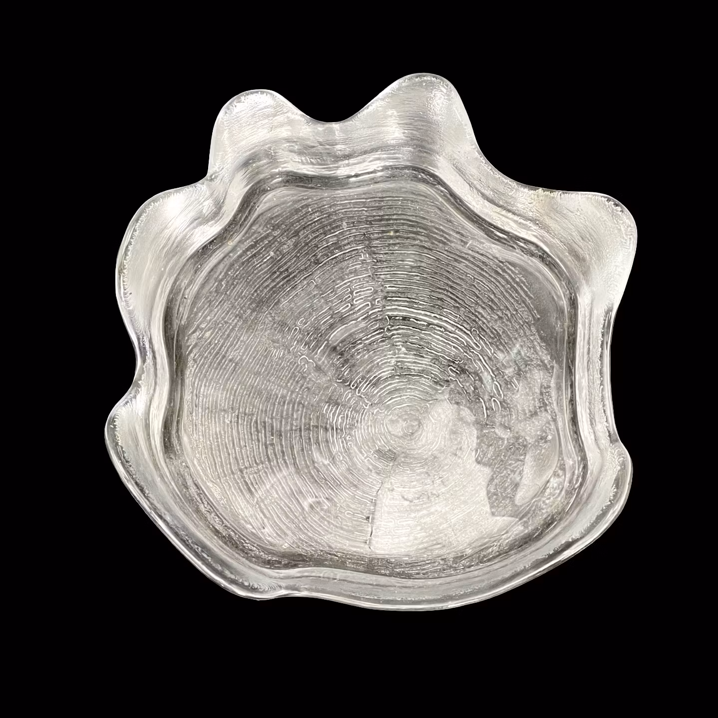 Skruf glassverk - Skål fra Woodstock (Drivved)-serien, Bengt Edenfalk 1969