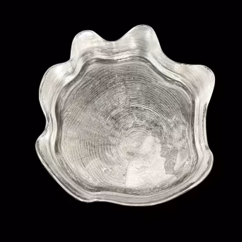 Skruf glasbruk - Skål ur serien Woodstock (Drivved), Bengt Edenfalk 1969