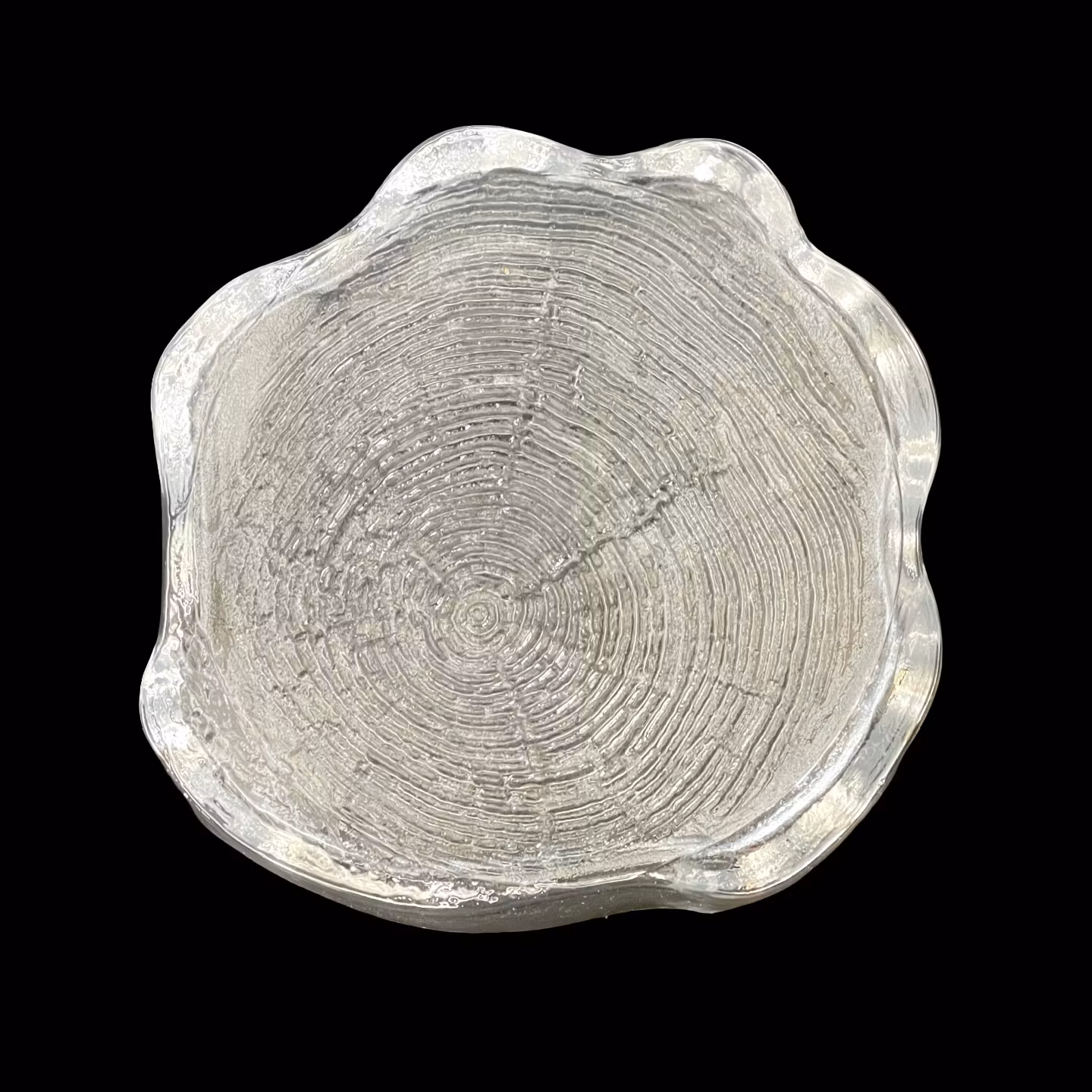 Skruf glassverk - Skål fra Woodstock (Drivved)-serien, Bengt Edenfalk 1969