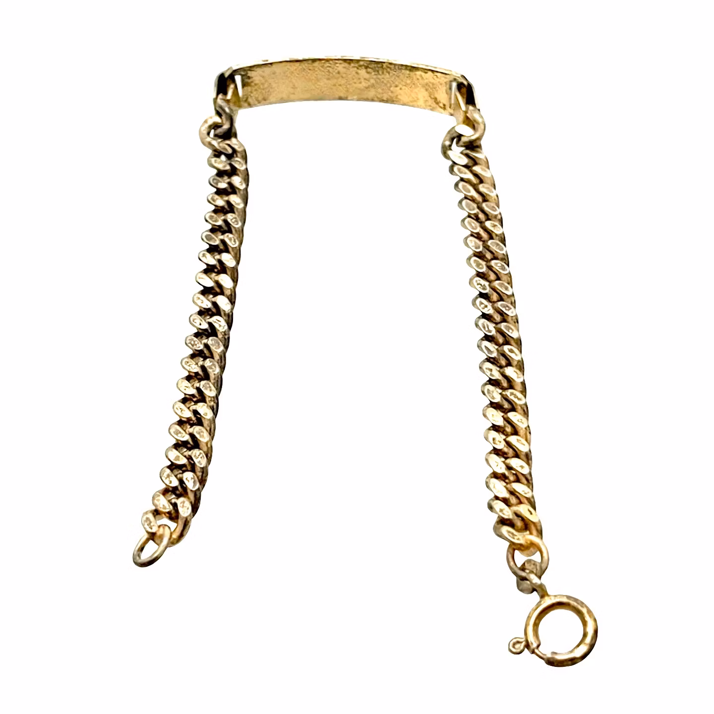 Bransoletka ze srebra pozłacanego - srebro próby 925