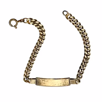 Guldpläterat silverarmband - 925 sterling silver