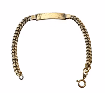 Guldpläterat silverarmband - 925 sterling silver