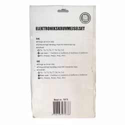 Elektronik skruvmejsel set Mitsutomo (15 delar)