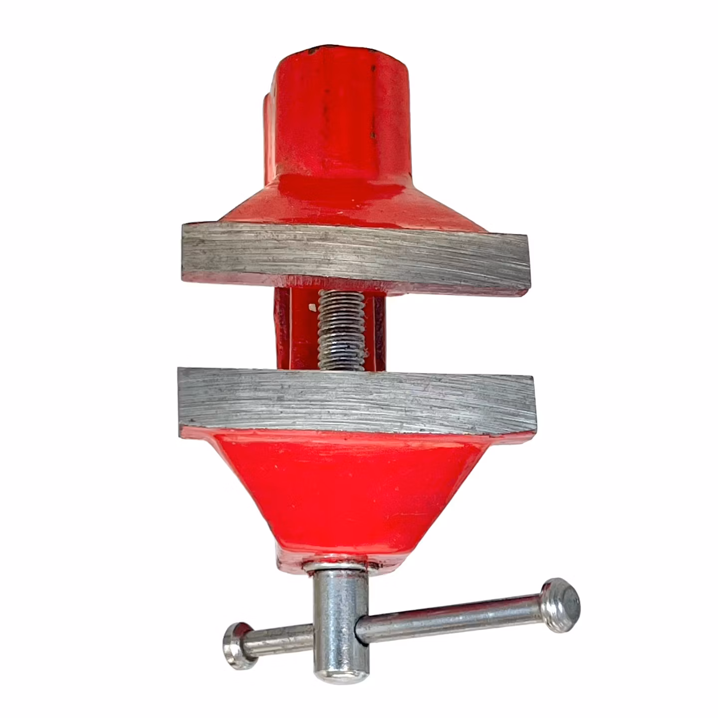 Två små metall skruvstycken för hobby & verkstad