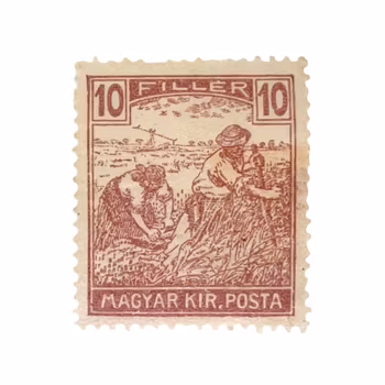 Ungern - 10 Fillér “Harvesters” - Magyar Kir. Posta - ca 1913-1916