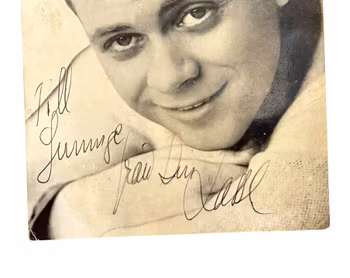 Vintage autograf - Signerad originalfotografi - Lars Lönndahl (RCA)