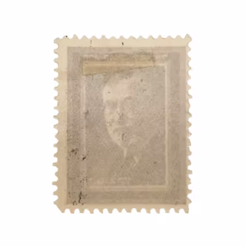 JNF / KKL Israel - Porträttfrimärke (svart/brun) - äldre utgåva