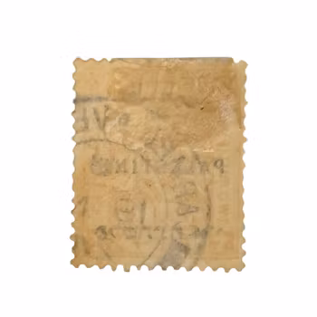 E.E.F. "Two Milliemes" Poststämpel - Palestina ca 1918