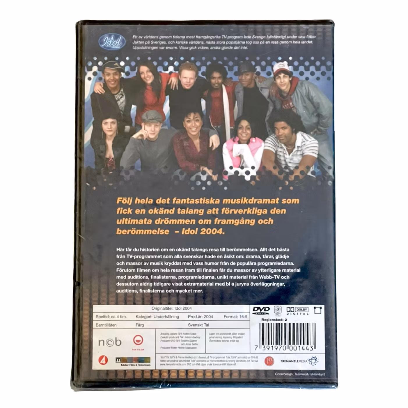 Idol 2004 - aproximadamente 4 horas de material - DVD empaquetado