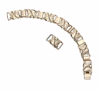 Erik Magnussen (Danmark 1902-1961) Vintage silverarmband - 830S