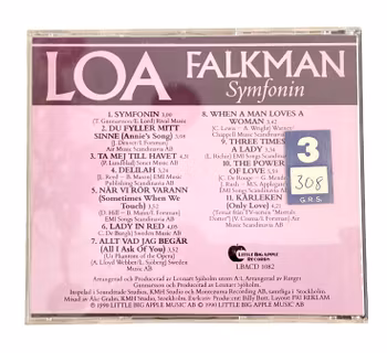 Loa Falkman - Symfonin (1990) - CD - Little Big Apple Music