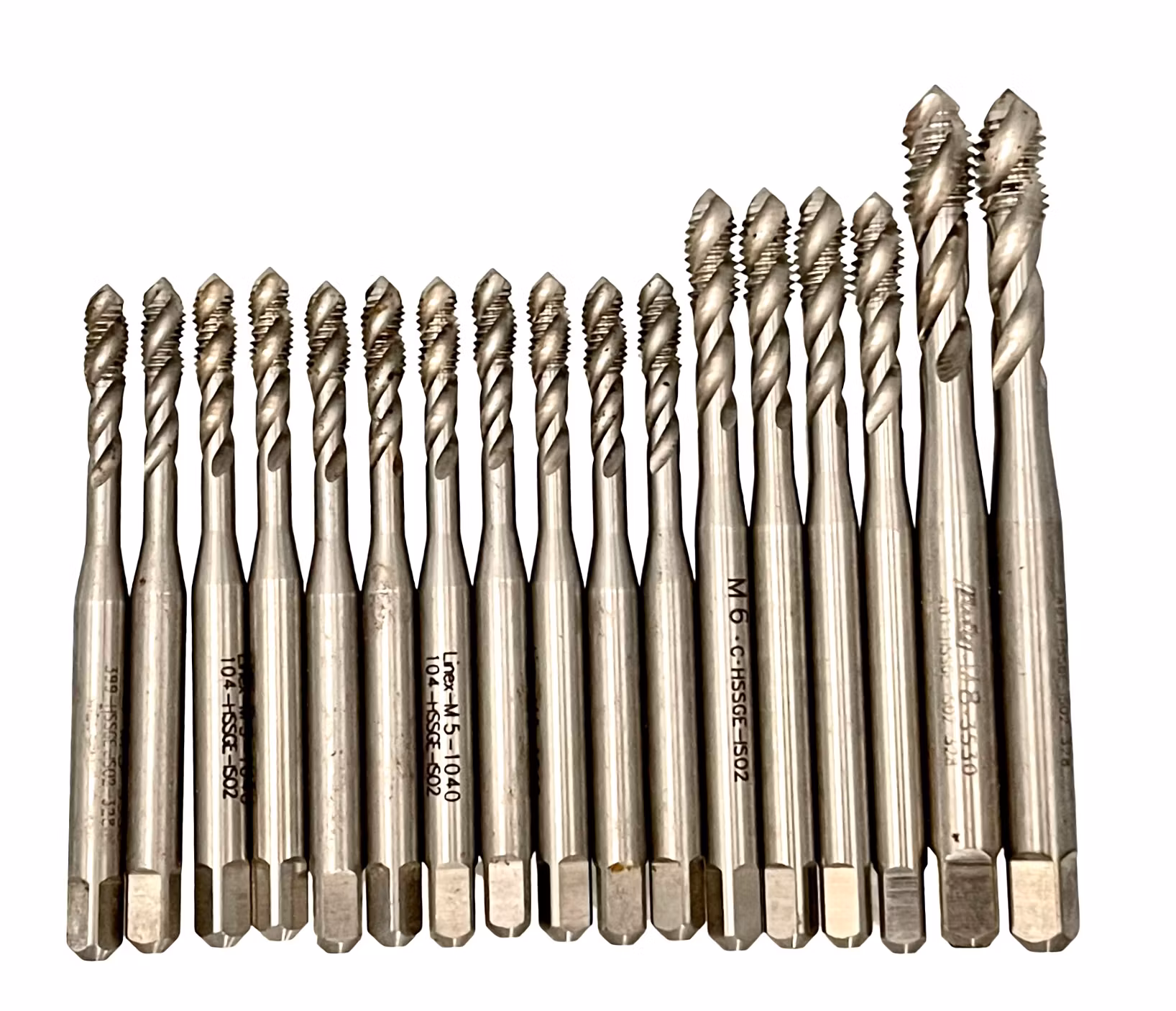 Parti Linig - Metrisk - Avbruten gängprofil (varannan gänga bortslipad)