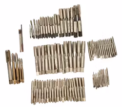 Large batch of taps - HSS / HSS-G - 91 pcs - Mixed sizes M1 -M13