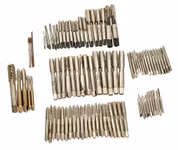 Stort parti gängtappar - HSS / HSS-G - 91 st - Blandade storlekar M1 -M13