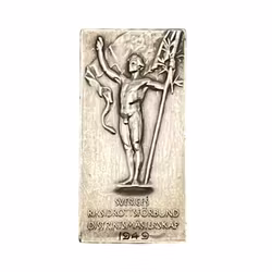 Silver medal - Swedish National Sports Federation, District Championships 1949 - Rowing Fours Lightweight